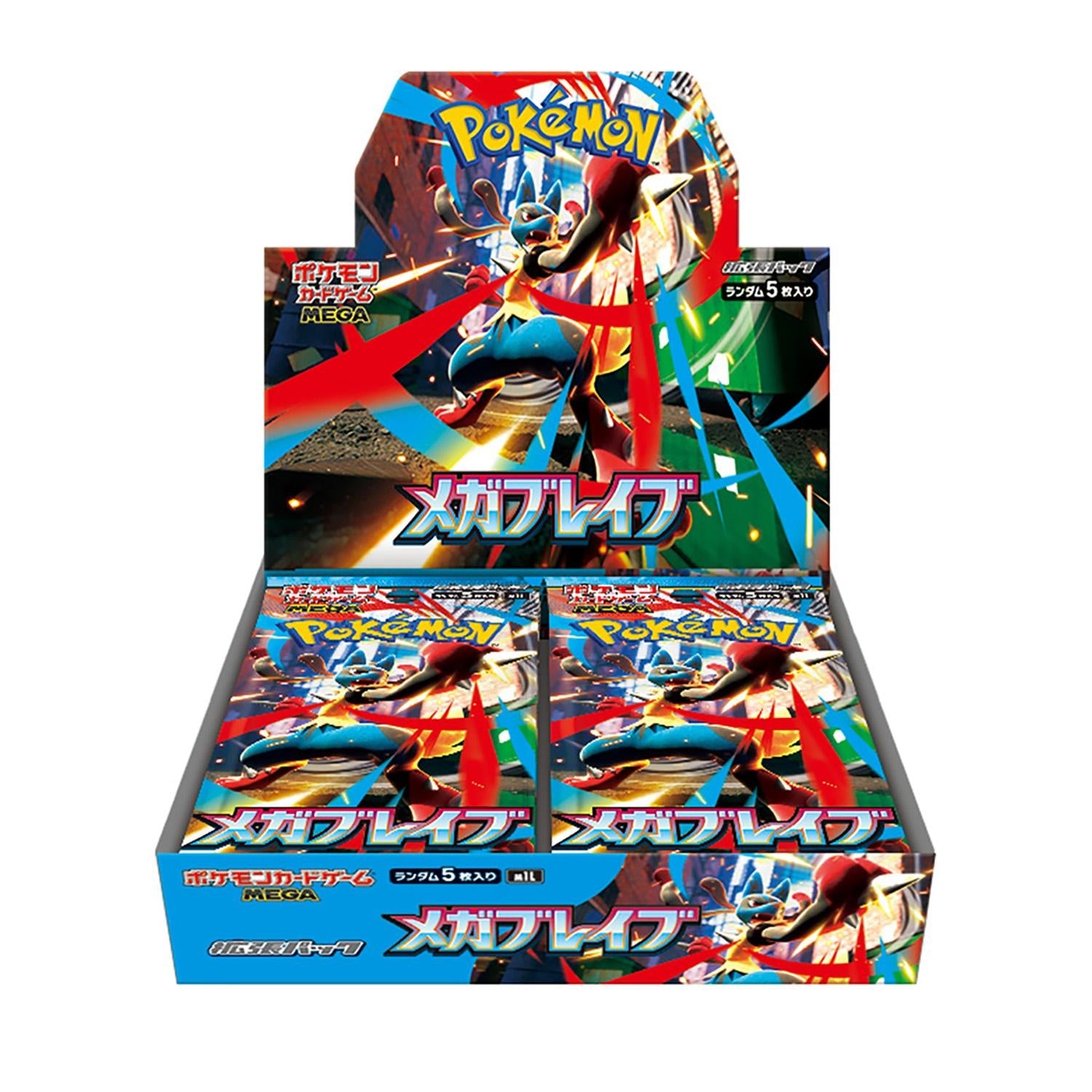 Pokémon TCG: Mega Brave (M1L) Booster Box (Japanese version)
