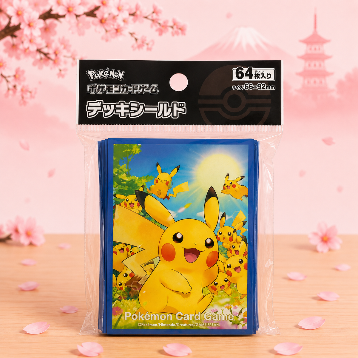 Pokémon TCG: Pikachu Collection Card Sleeves (64 Sleeves)